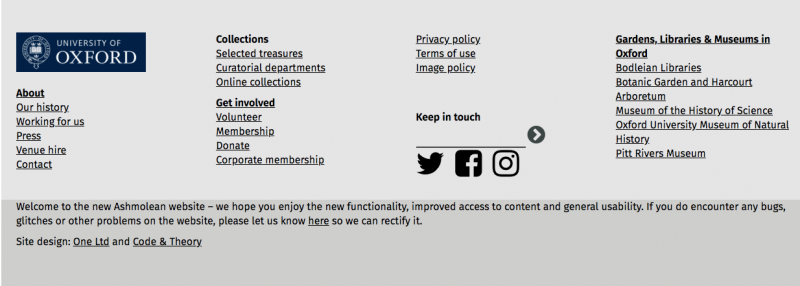 Two fullwidth rows footer layout